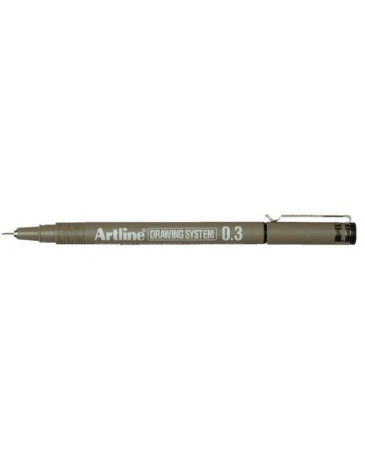 Fineliner Artline 0.3mm zwart