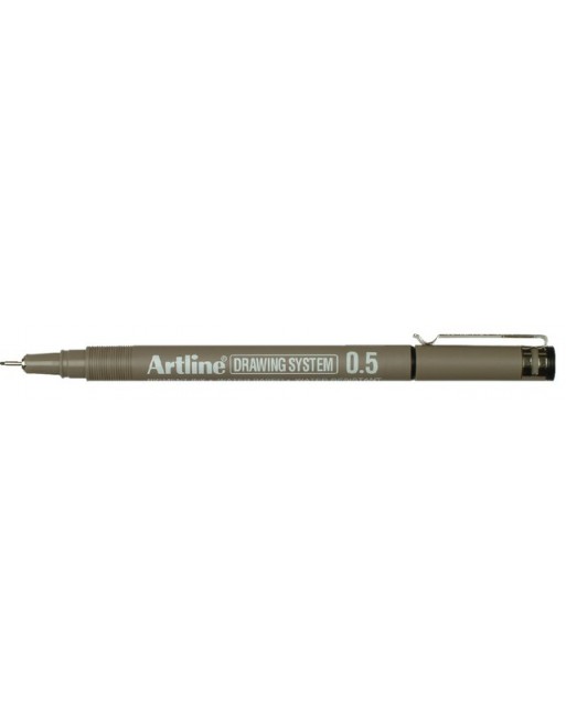 Fineliner Artline 0.5mm zwart