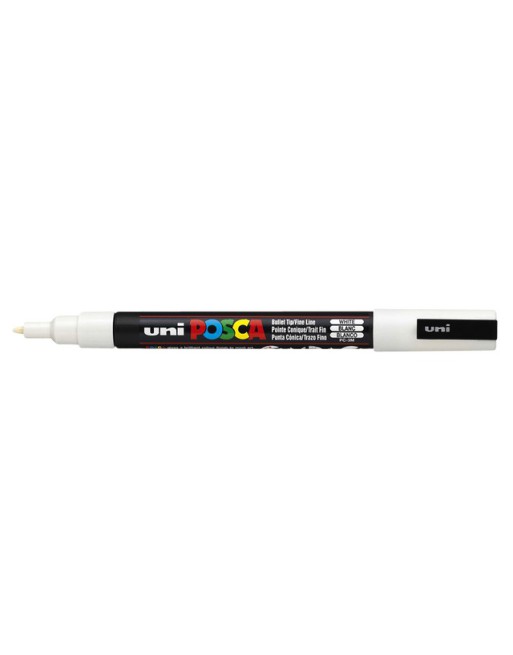 Verfstift Posca PC3M  F wit
