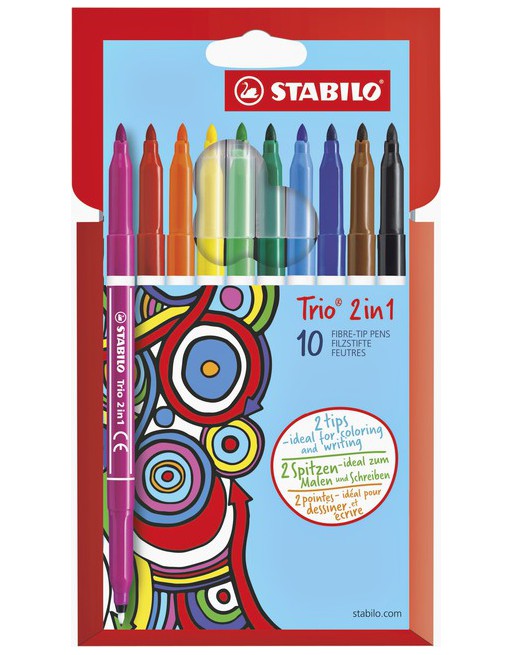 Viltstift STABILO Trio 2 in...