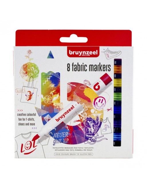 Viltstift Bruynzeel textiel...