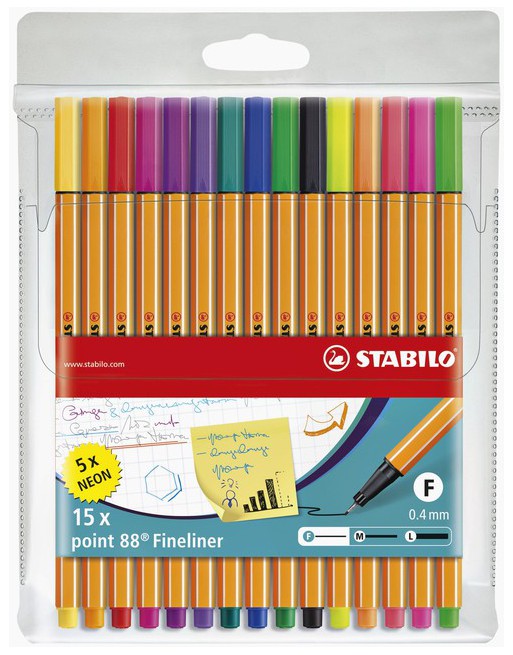 Fineliner STABILO point 88...