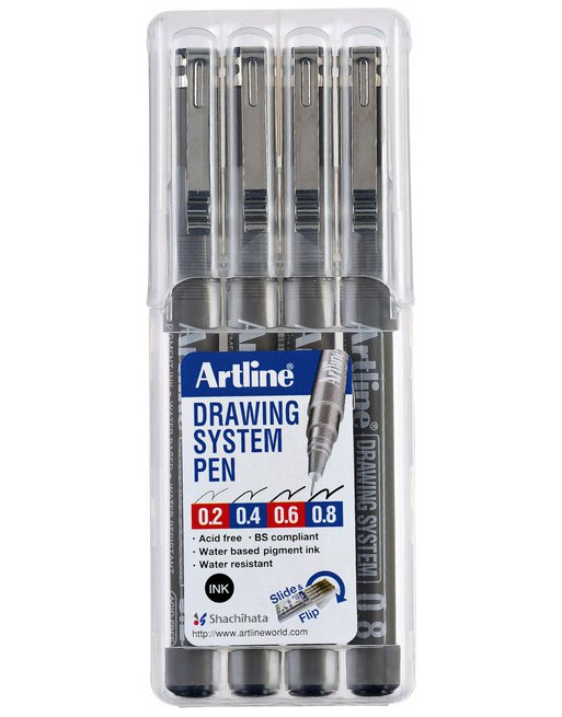 Fineliner Artline set met...