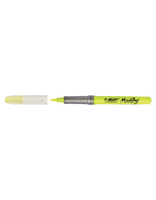 Markeerstift Bic Flex geel