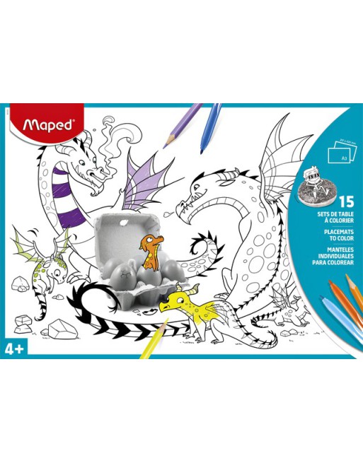 Placemat Maped papier om te...