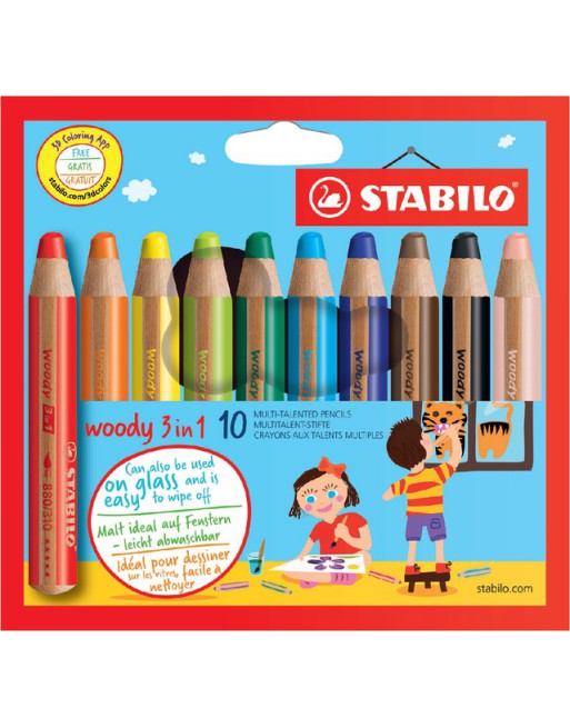 Kleurpotloden STABILO Woody...