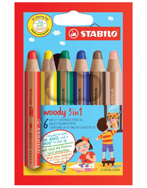 Kleurpotloden STABILO Woody...