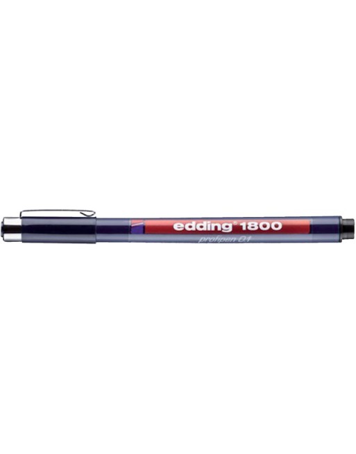 Fineliner edding 1800 zwart...