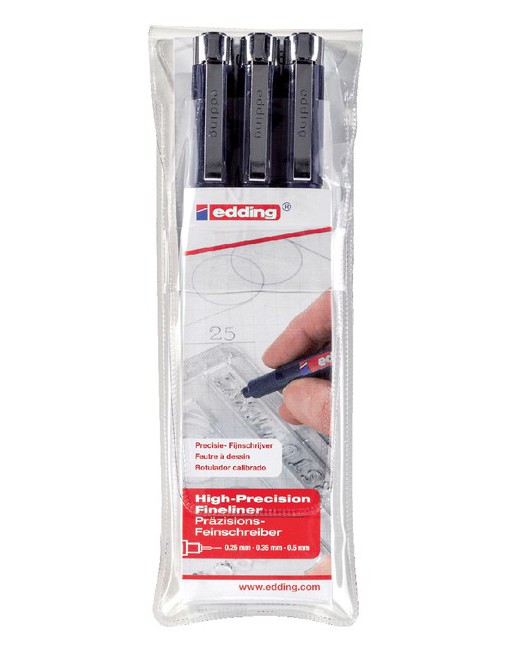 Fineliner edding 1800 zwart...