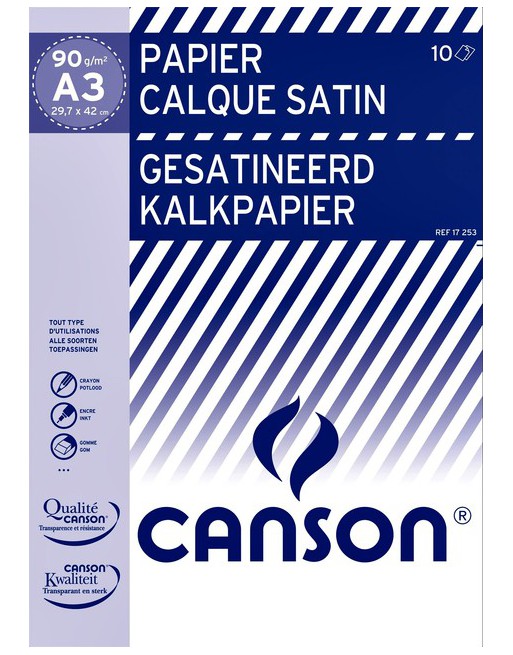 Kalkpapier Canson A3 90gr