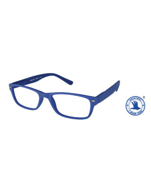 Leesbril +1.00 Feeling blauw