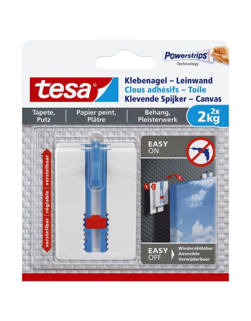 Klevende spijker Tesa voor...