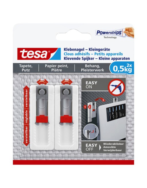 Klevende spijker Tesa voor...
