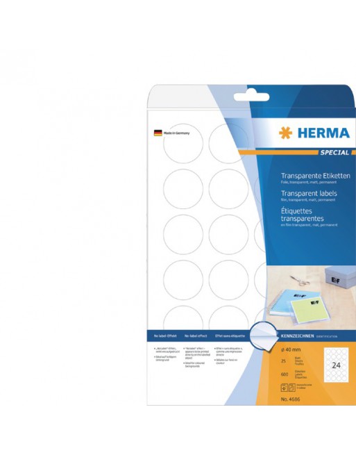 Etiket Herma 4686 40mm rond...