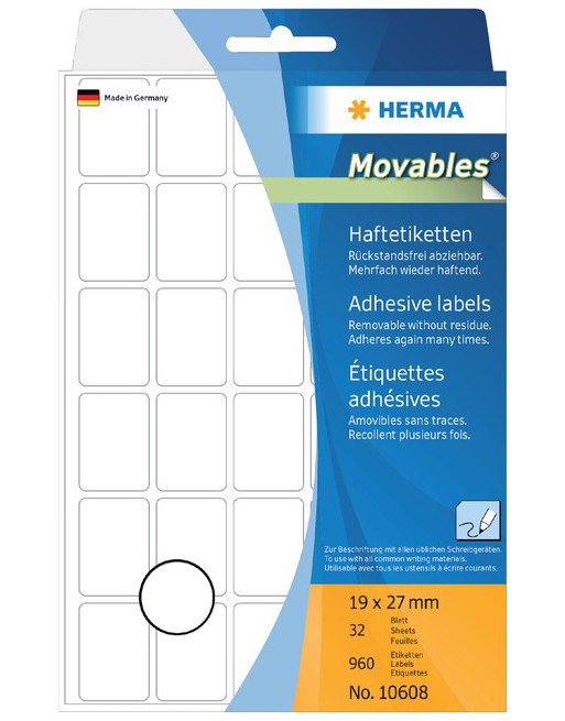 Etiket Herma 10608 19x27mm...