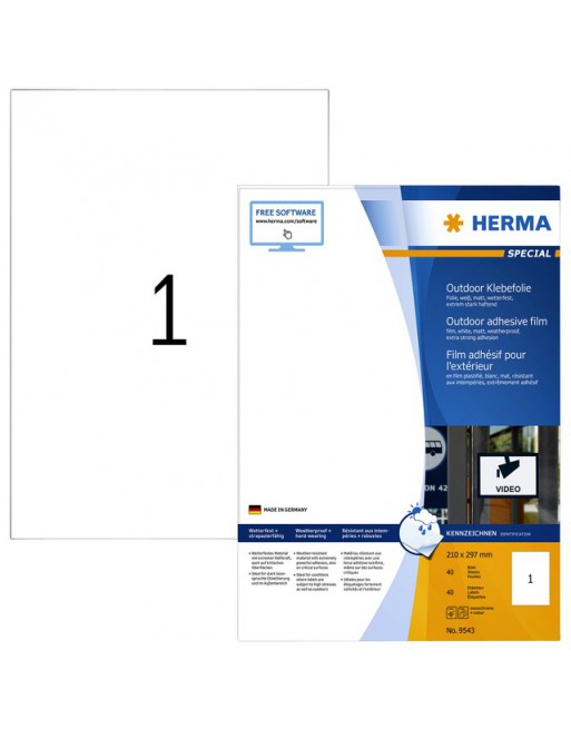 Etiket Herma 9543 210x297mm...