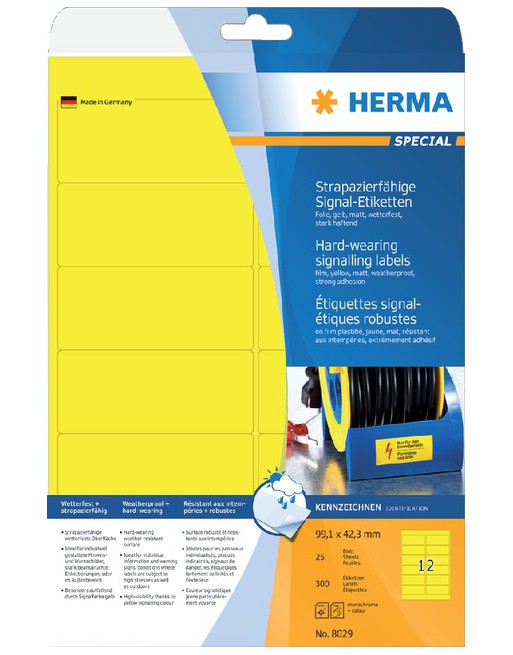 Etiket Herma 8029...