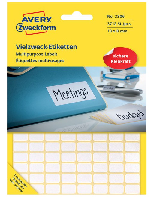 Etiket Avery Zweckform 3306...