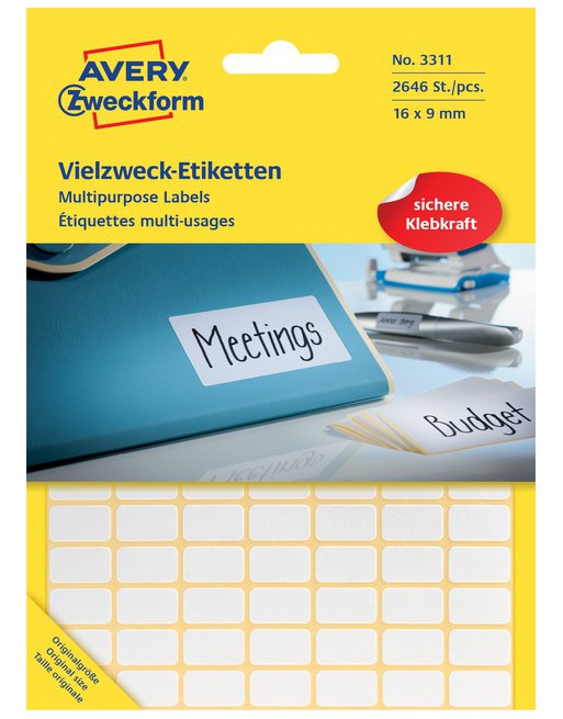 Etiket Avery Zweckform 3311...