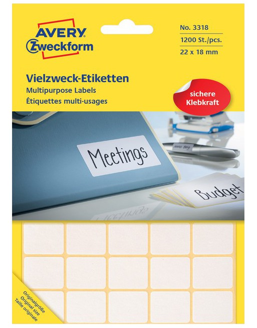 Etiket Avery Zweckform 3318...