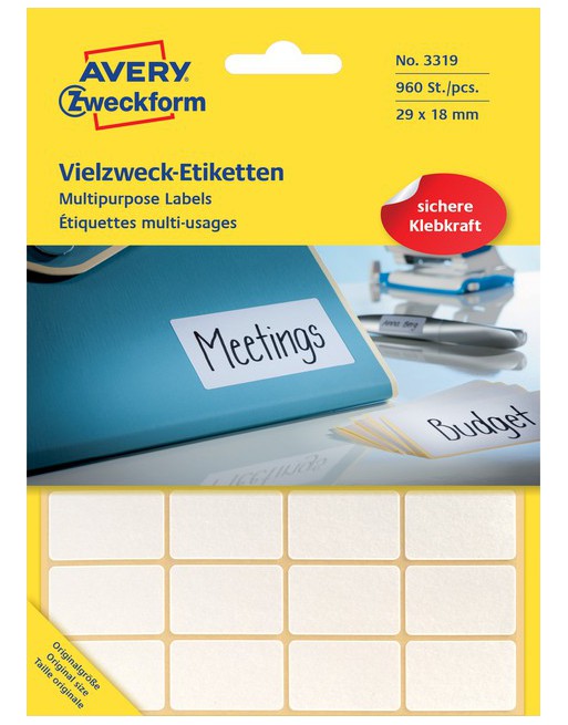 Etiket Avery Zweckform 3319...