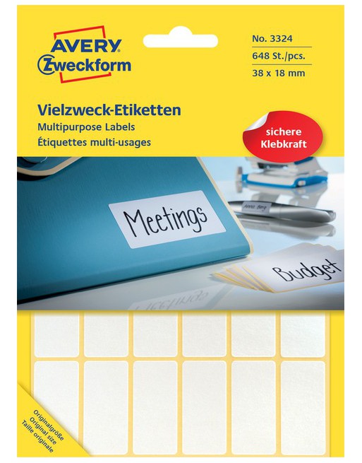 Etiket Avery Zweckform 3324...