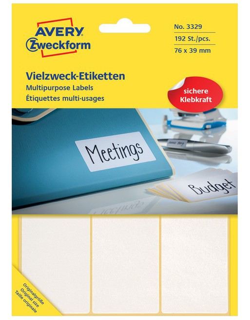 Etiket Avery Zweckform 3329...