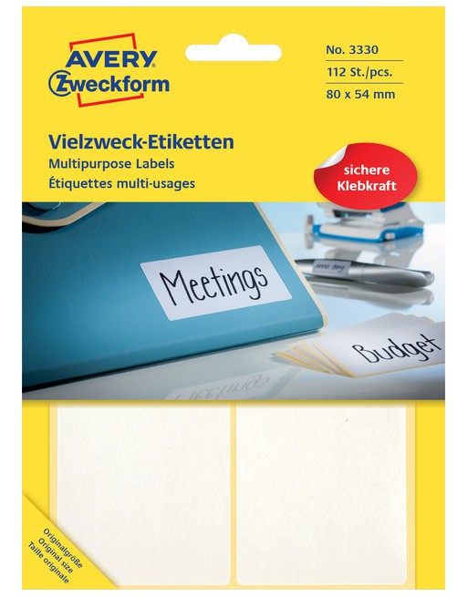 Etiket Avery Zweckform 3330...