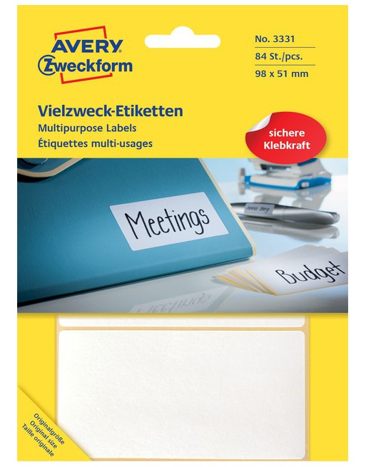 Etiket Avery Zweckform 3331...