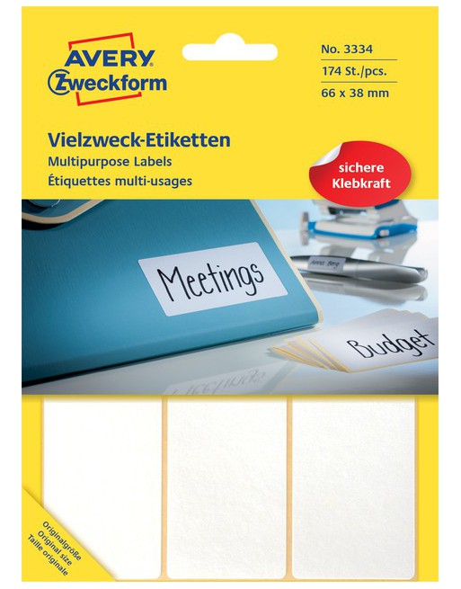 Etiket Avery Zweckform 3334...