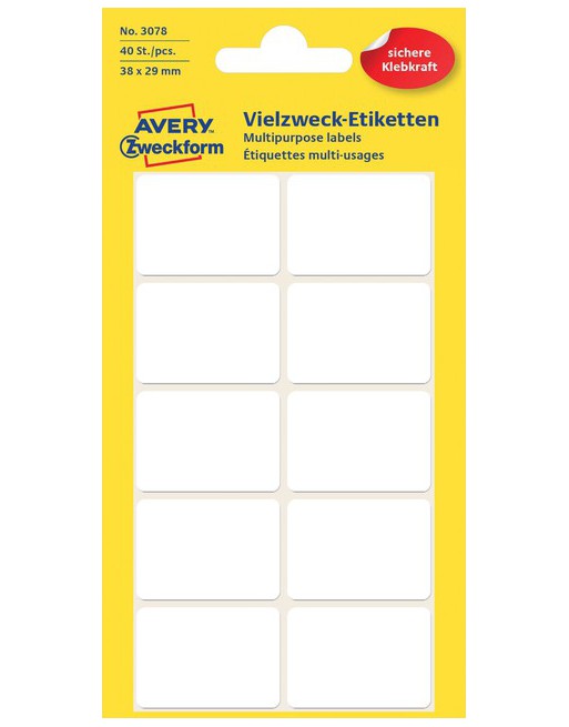 Etiket Avery Zweckform 3078...