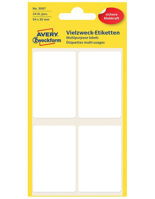 Etiket Avery Zweckform 3087...