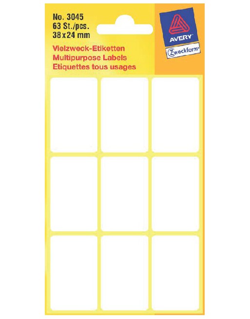 Etiket Avery Zweckform 3045...