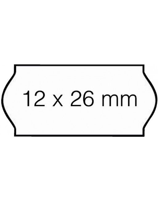 Prijsetiket 12x26mm...