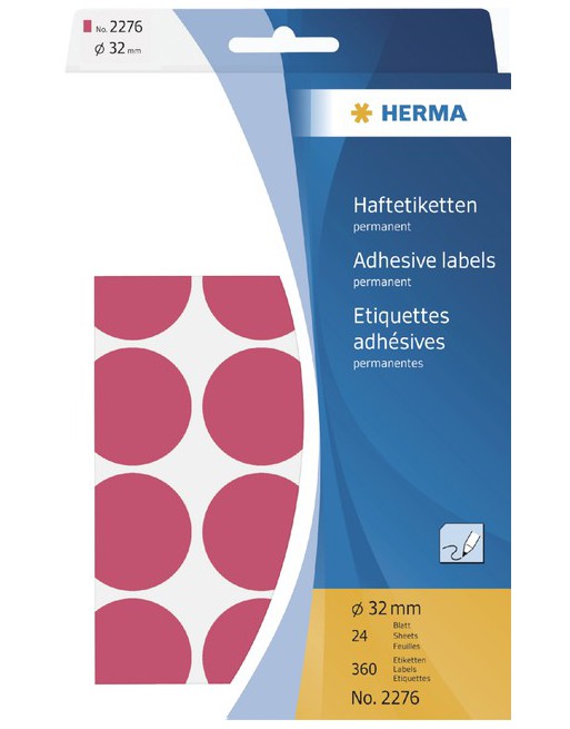 Etiket Herma 2276 rond 32mm...
