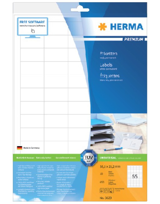 Etiket Herma 8629...