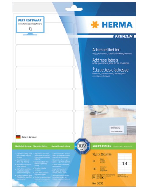 Etiket Herma 8635...
