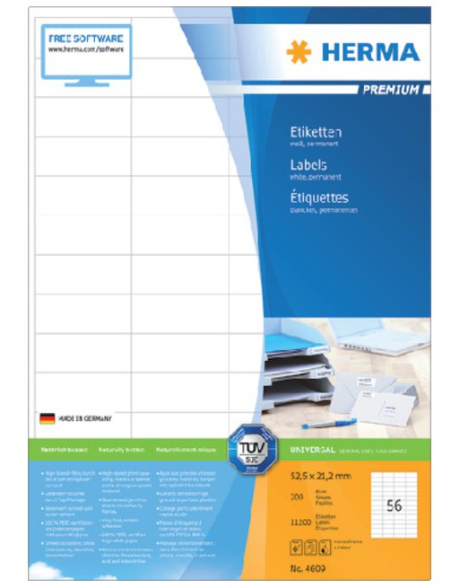 Etiket Herma 4609...