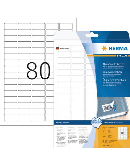 Etiket Herma 35.6x16.9mm...