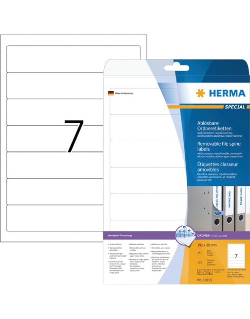 Rugetiket Herma smal...