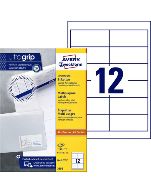 Etiket Avery Zweckform 3659...