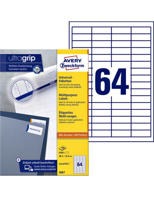 Etiket Avery Zweckform 3667...
