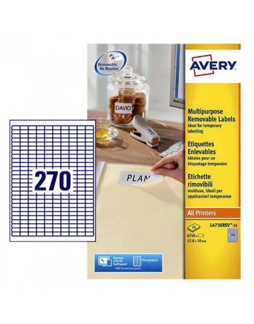 Etiket Avery L4730REV...