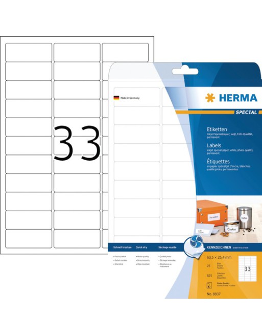 Etiket Herma 8837...