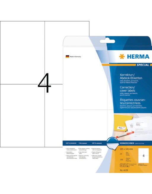 Etiket Herma 4229 105x148mm...