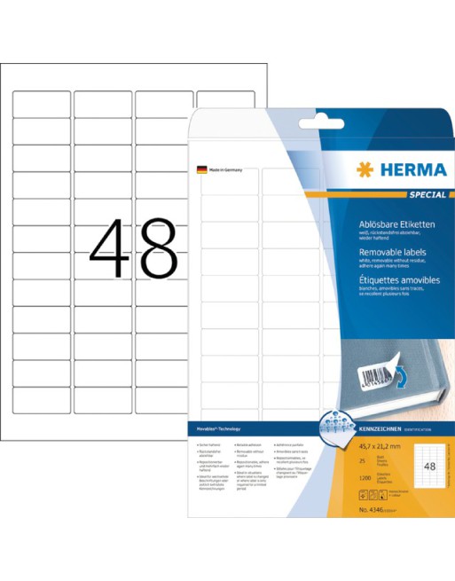 Etiket Herma 4346...