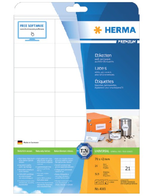 Etiket Herma 4361 70x42mm...