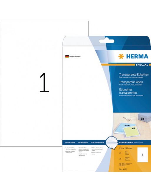 Etiket Herma 4375 210x297mm...
