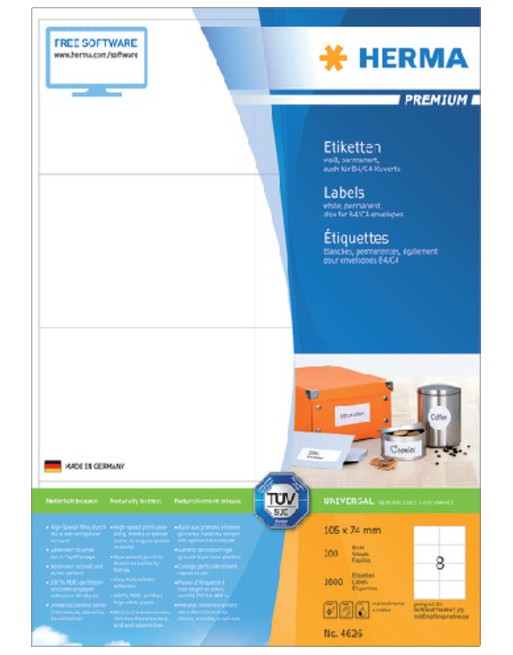 Etiket Herma 4626 105x74mm...