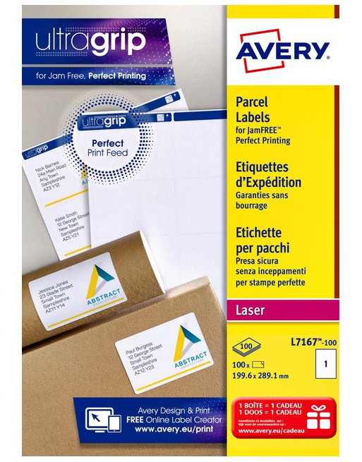 Etiket Avery L7167...